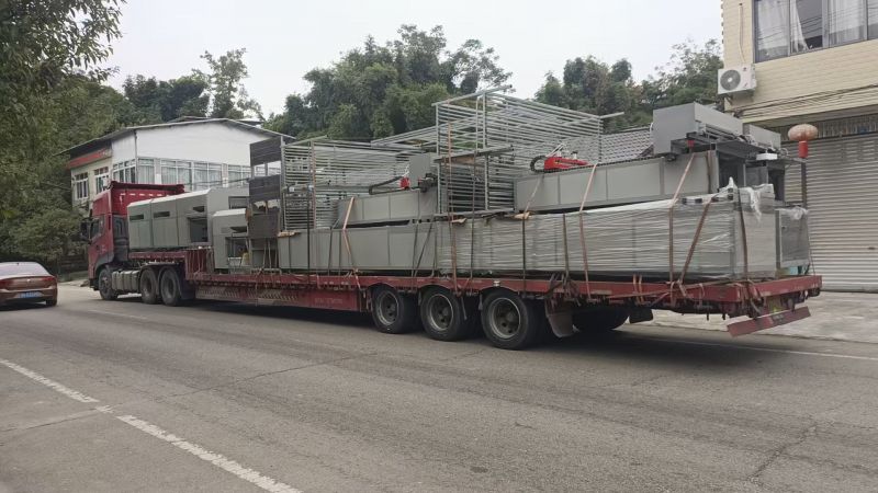 河南金偉自動化設備有限公司玻璃鋼拉擠設備發(fā)貨